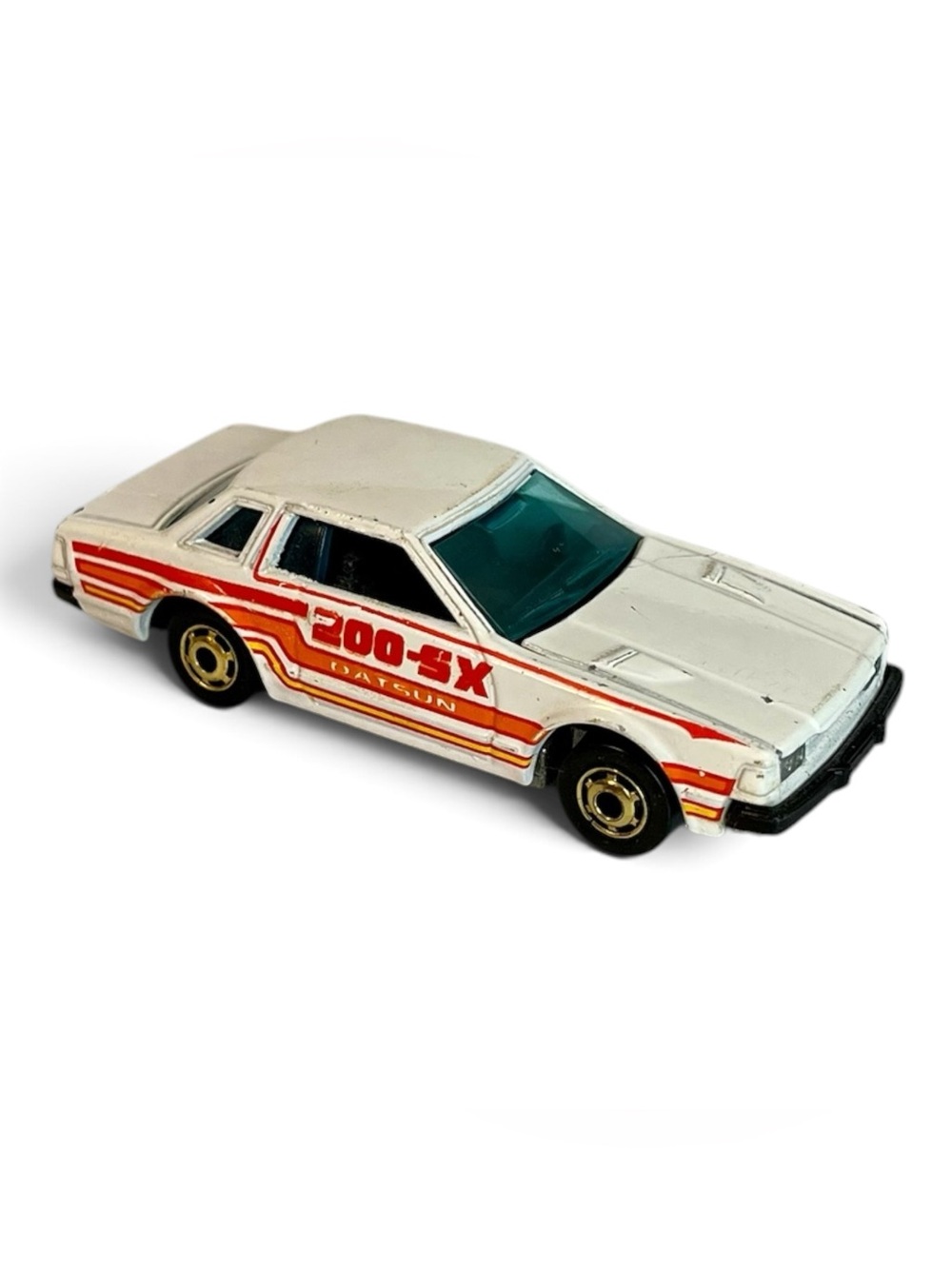 Hot Wheels Datsun 200-SX GW Gold Hot Ones 200SX White 1981 Hong Kong GHO